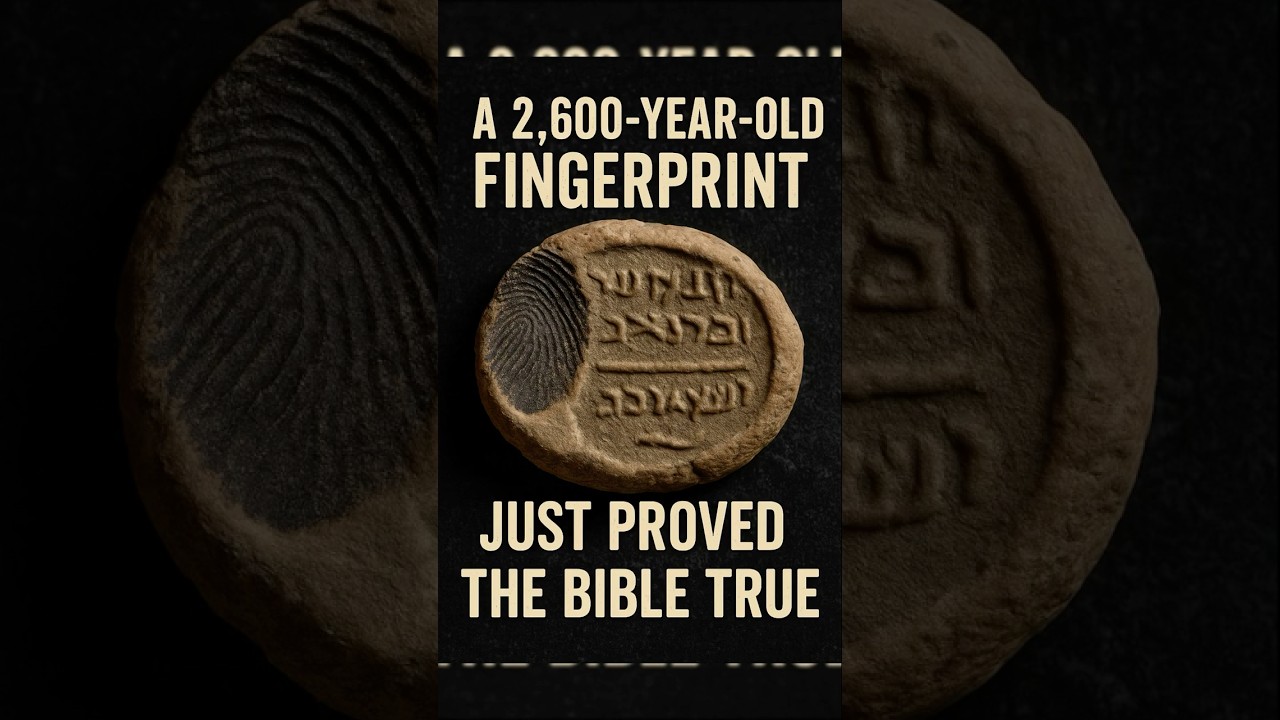 2,600-Year-Old Fingerprint PROVES the Bible Is TRUE 😳📜 