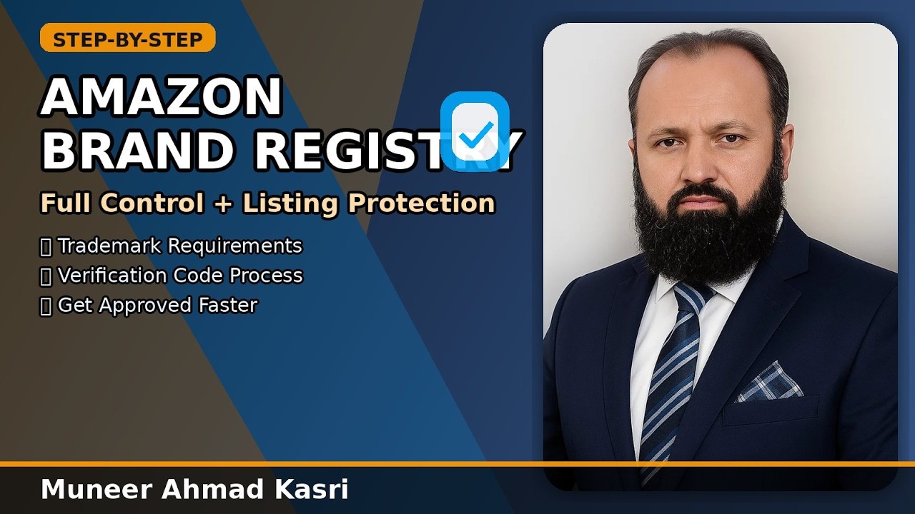 How to Enroll in Amazon Brand Registry Step-by-Step 🛡️ | Trademark ...