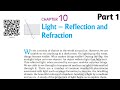 Light reflection and refraction class 10 science part 1