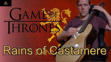 Game of Thrones: Rains of Castamere | 8-String Classical Guitar Cover w/TABs