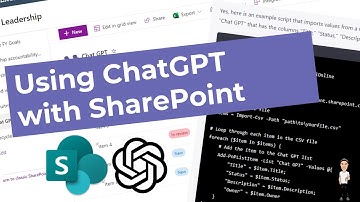 Using ChatGPT to write a PnP Powershell script to import items into a Microsoft List