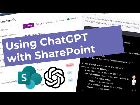 Using ChatGPT to write a PnP Powershell script to import items into a Microsoft List