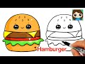 How to Draw a Hamburger Easy 🍔Squishmallow