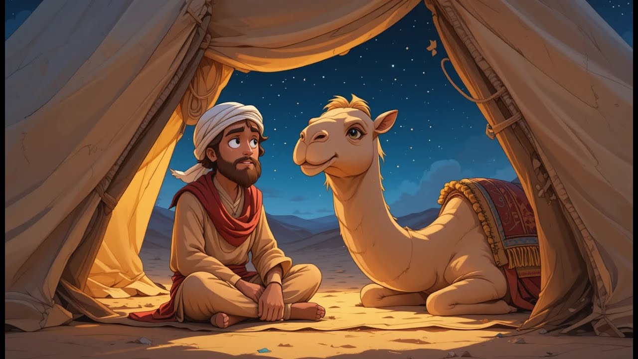 🐪 The Camel and the Tent | A Clever Moral Story for Kids About Boundaries & Choices | Bedtime Tale