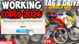 *NEW* ALL WORKING CODES FOR DRAG DRIVE SIMULATOR IN 2026! ROBLOX DRAG DRIVE SIMULATOR CODES