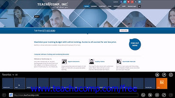 Windows 8.1 Tutorial Using the Internet Explorer 11 App Microsoft Training Lesson 9.3