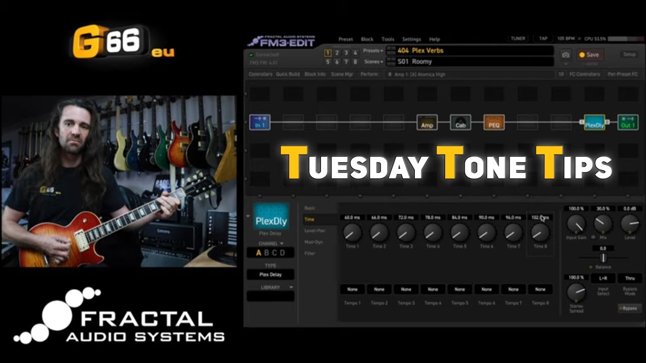 Tuesday Tone Tip - Reverb with the Plex Delay - YouTube