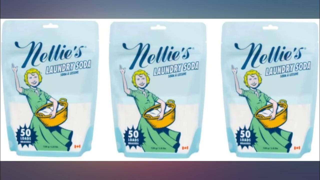 Nellie's Laundry Detergent Soda 50 Load Pack of 3 review YouTube