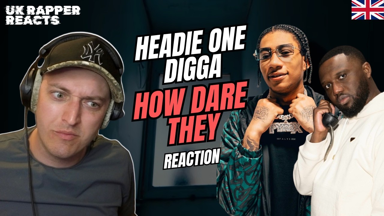 RAPPER REACTS to HEADIE ONE x DIGGA - HOW DARE THEY 🇬🇧 | UK Drill Music Reaction
