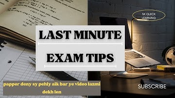 how to STUDY FOR AN EXAM in 3 days and SCORE A+/(exam hacks you didn