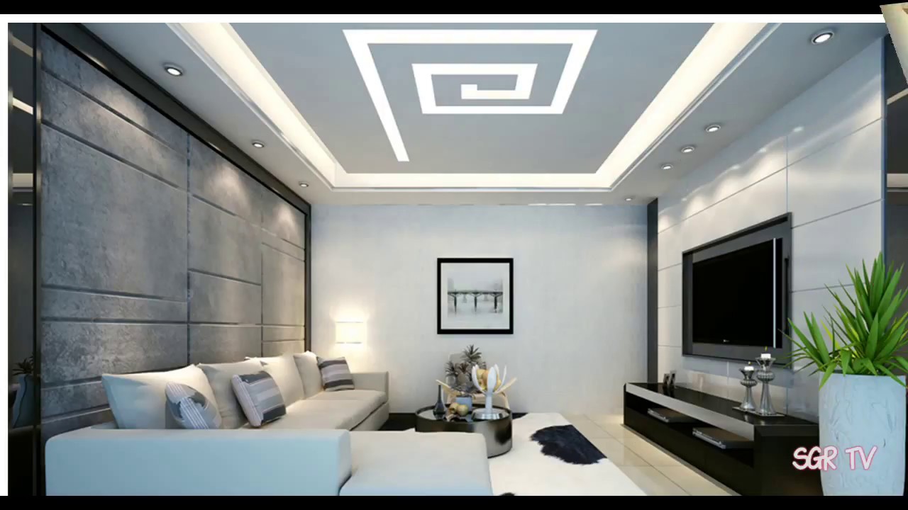 Latest Pop False Ceiling Designs For Living Room Of 2018 Home Decor Sgr Tv