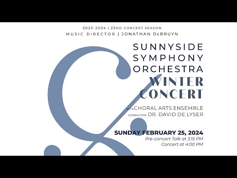 Sunnyside Symphony Orchestra, Winter Concert 2024
