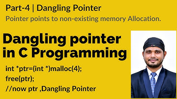 What is dangling Pointer in C language Hindi with example |Dangling Pointer in C |Coder