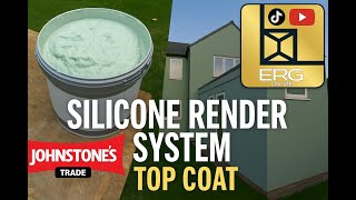 “insane Finish! Johnstones Silicone Render System Top Coat TRANSFORMATION”