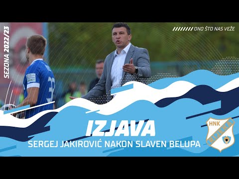Sergej Jakirović nakon Slaven Belupa - 32. kolo (2022./2023.)
