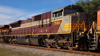 32 trains in 24 hours Folkston Railwatch April 5th-6th 2024 & chase B631-02 CSX-KCS and 2 CP B212’s