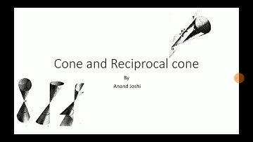Cone and Reciprocal cone
