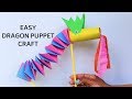 Easy paper dragon craft with accordion folds chinese new year craft ideas for kidspuppet craft