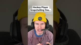 Celebrity Hockey Player Snapchatting You… Net Worth