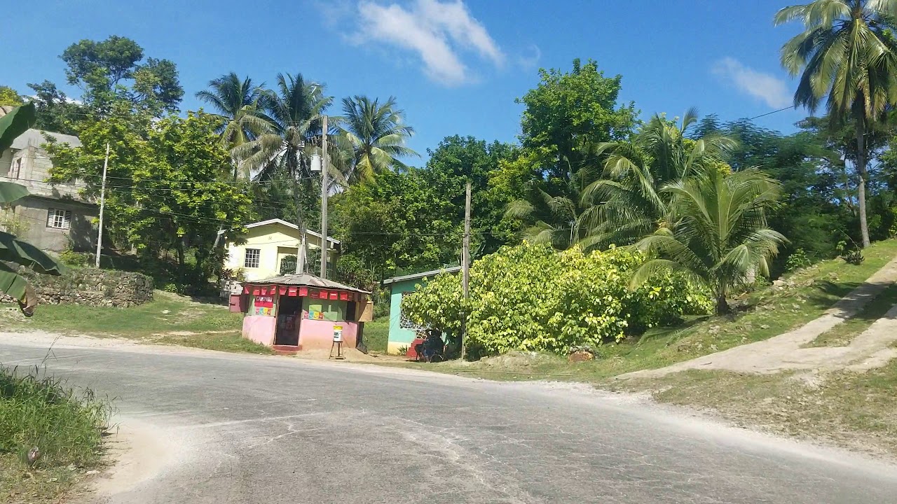 Driving through Middle Quarters Jamaica YouTube