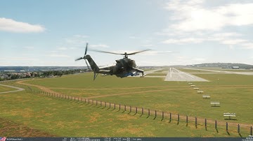 DCS World DCS: Mi-24P HIND / First Time Hover Landing *somehow* part2