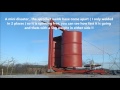 UK WIND ENERGY , Recycled Oil Drum VAWT wind turbine testing UK 24 volt VERY WINDY