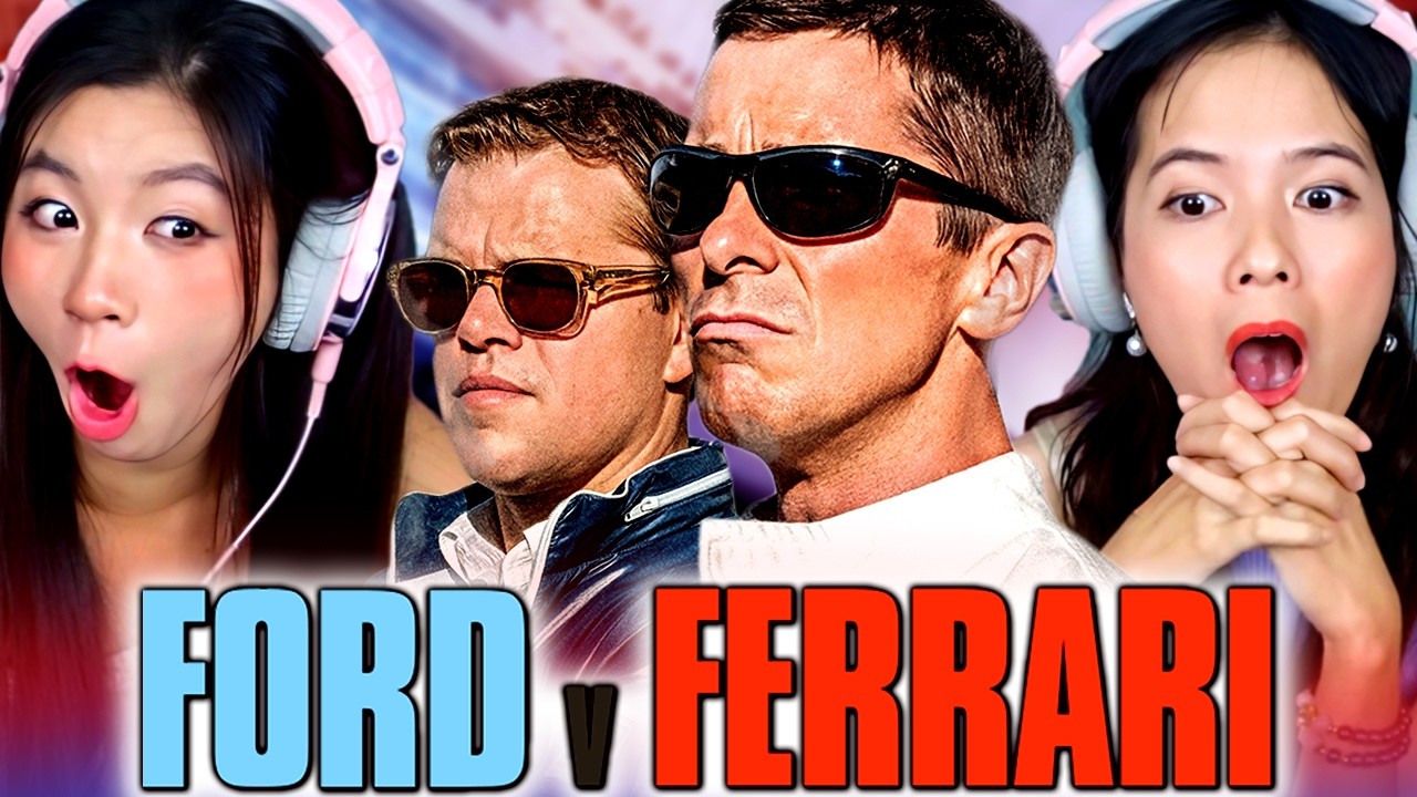 Foreign Girls React | Ford v Ferrari | First Time Watch