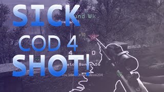 SICK COD 4 SHOT!