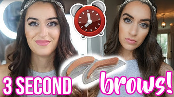 3 SECOND BROWS?! STAMP ON BROWS: DOES IT WORK?