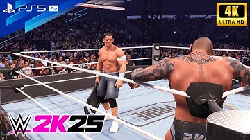 WWE 2K25: JOHN CENA vs RANDY ORTON | Extreme Rules Match | PS5 Pro [4K60FPS]