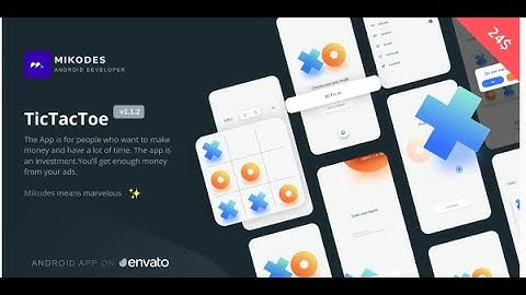 Tic Tac Toe Simple & Minimal Game