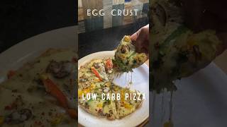 Egg Crust Pizza | अंडा पिज्ज़ा | Low Carb Pizza | Keto diet ytshorts viralshorts pizza eggrecipe