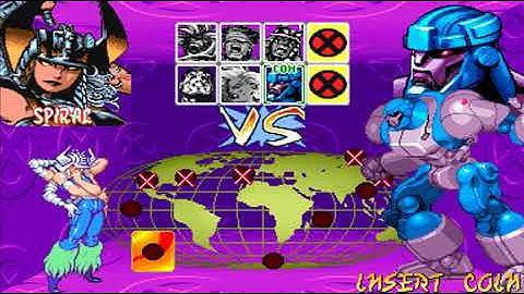 Xmen Children of the Atom - Spiral Playthrough