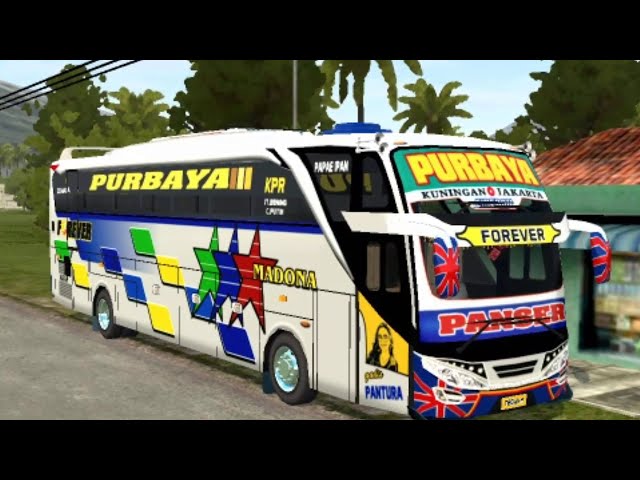 LIVERY BUS SHD CIREBONAN MADONA PURBAYA | bussid Cirebonan class=