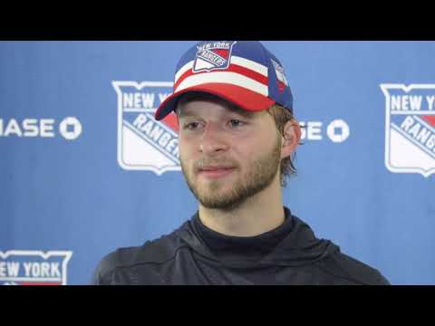 New York Rangers: Zac Jones Media Availability | 2021 Training Camp: Oct. 4