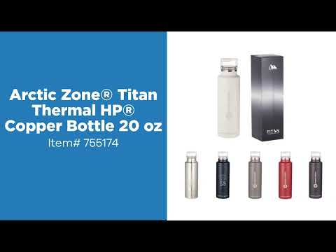 Custom Arctic Zone 20 oz. Copper Vacuum Insulated Water Bottle