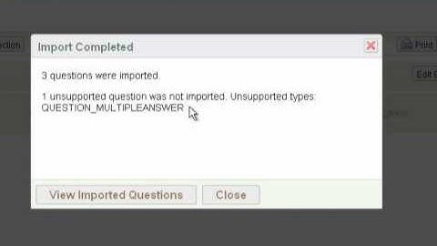 Tutorial: Import Questions from ExamView