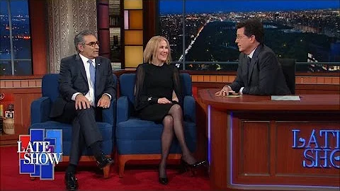 Stephen Is Starstruck By Eugene Levy and Catherine...