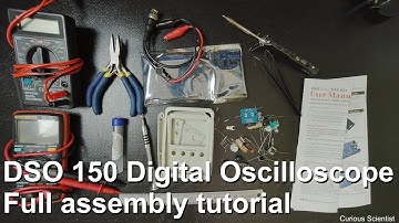 DSO150 15001K DIY Oscilloscope Assembly Walkthrough
