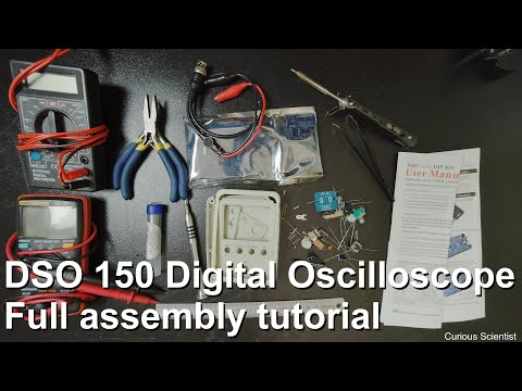DSO150 15001K DIY Oscilloscope Assembly Walkthrough thumbnail