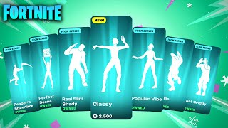 ALL ICON SERIES DANCES & EMOTES IN FORTNITE