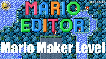 Super Mario Maker level into Mario Editor [Spiketop Spelunk]