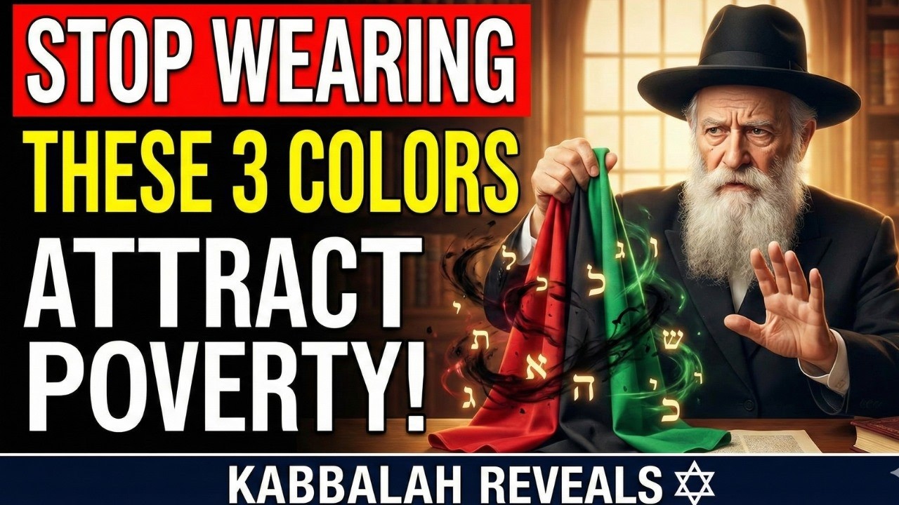 🔴STOP Wearing These 3 Colors Together — They Attract Poverty and Bad Luck | Kabbalah Reveals