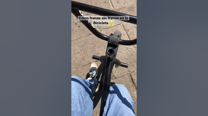 Como frenar tu bicicleta sin frenos! #shorts #bikehacks