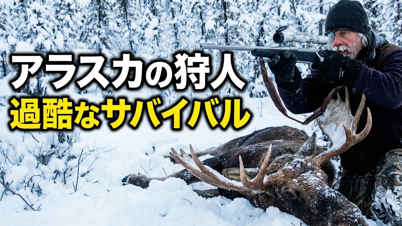 過酷なアラスカで生きる、野生サバイバルハンター