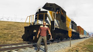 Here Is A Train You Can Destroy (GTA 5 Fact) - DarkViperAU