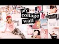 DIY Collage Wall // doubles as an aesthetic filming/insta background