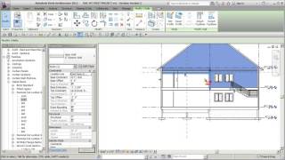 REVIT ARCH 2012 FIRST PROJECT 84 3D BEAM FRAME STAIR OPENING