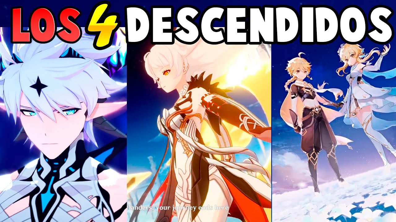TEORÍA: QUIENES SON LOS 4 DESCENDIDOS? I Genshin Impact 3.2