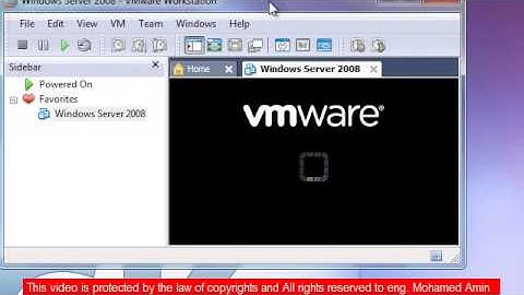 01 MCITP 70 642 Lecture 1 VMware   win2k8 By Eng Mohamed Amin